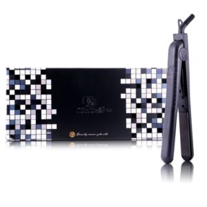 1.25` 100 Ceramic Plates Classic Hair Straightener - Black